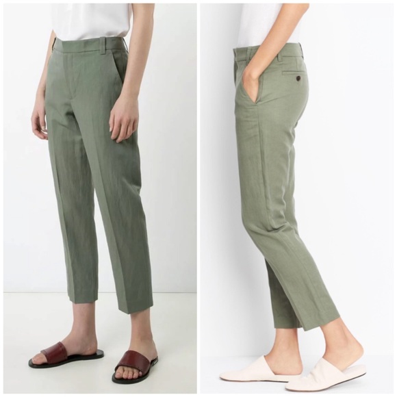 Vince Pants - Vince Coin Pocket Crop tapered leg trousers